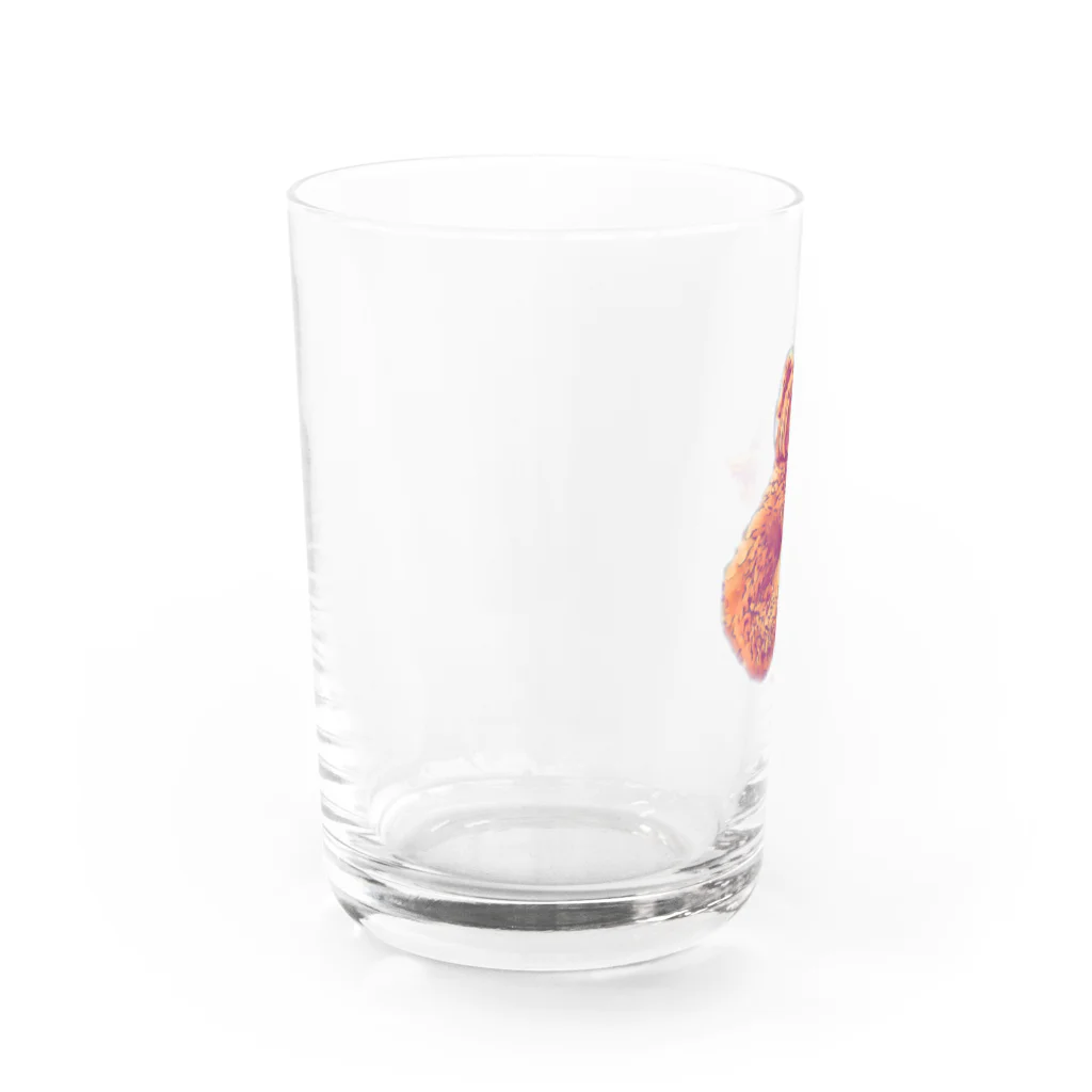 海老太郎のトイプードルスマイル Water Glass :left