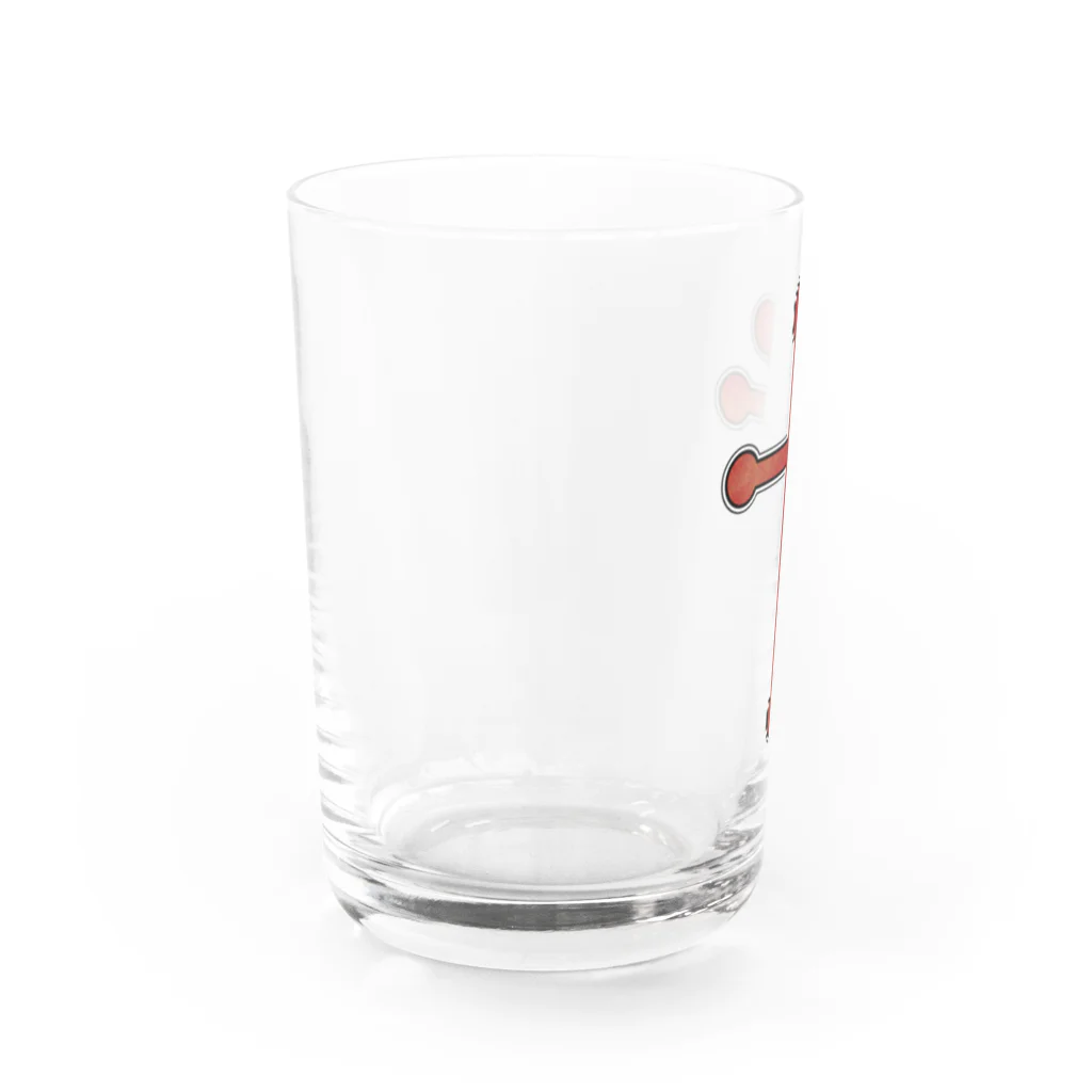STRAYLIGHT SUZURI PXの「排撃官ブラッド」マルクト十字架 Water Glass :left