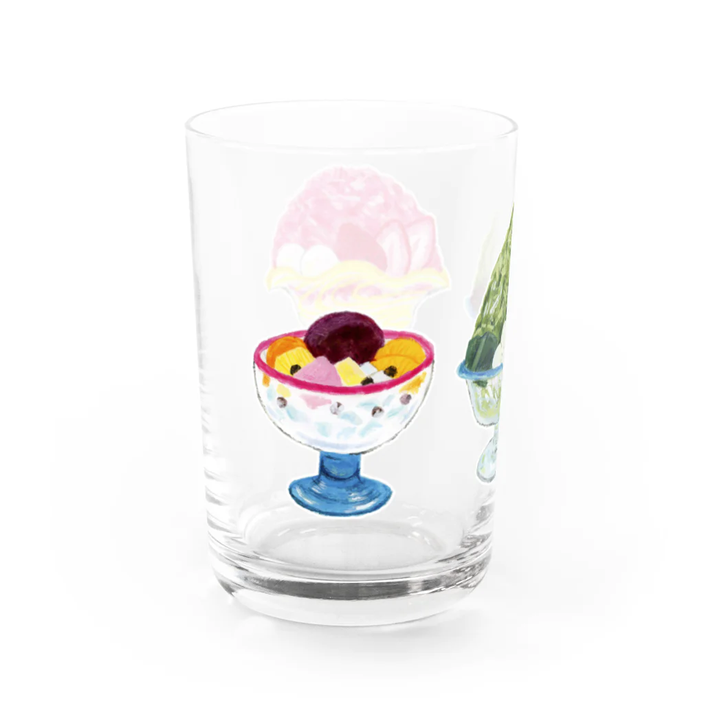 mi. （エムアイドット）の冷たいスイーツどうぞ Water Glass :left