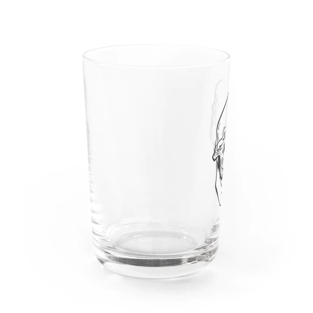 カルーセル俺の舌髑髏 Water Glass :left