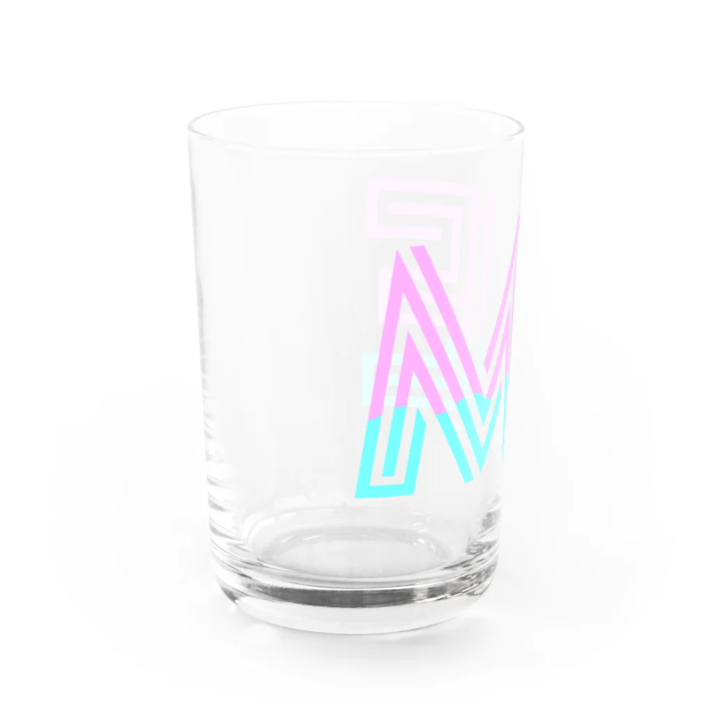 SANKAKU DESIGN STOREの赤青/青赤 モダンなネオンカラー ME。 Water Glass :left