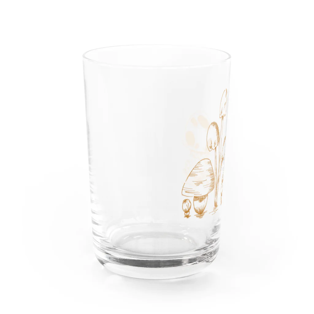 とりんこのすきなもののらくがきのこのぐらす Water Glass :left