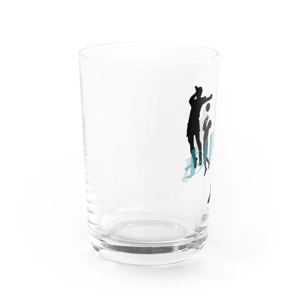 ハーフなお店の排球【バレーボール】 Water Glass :left