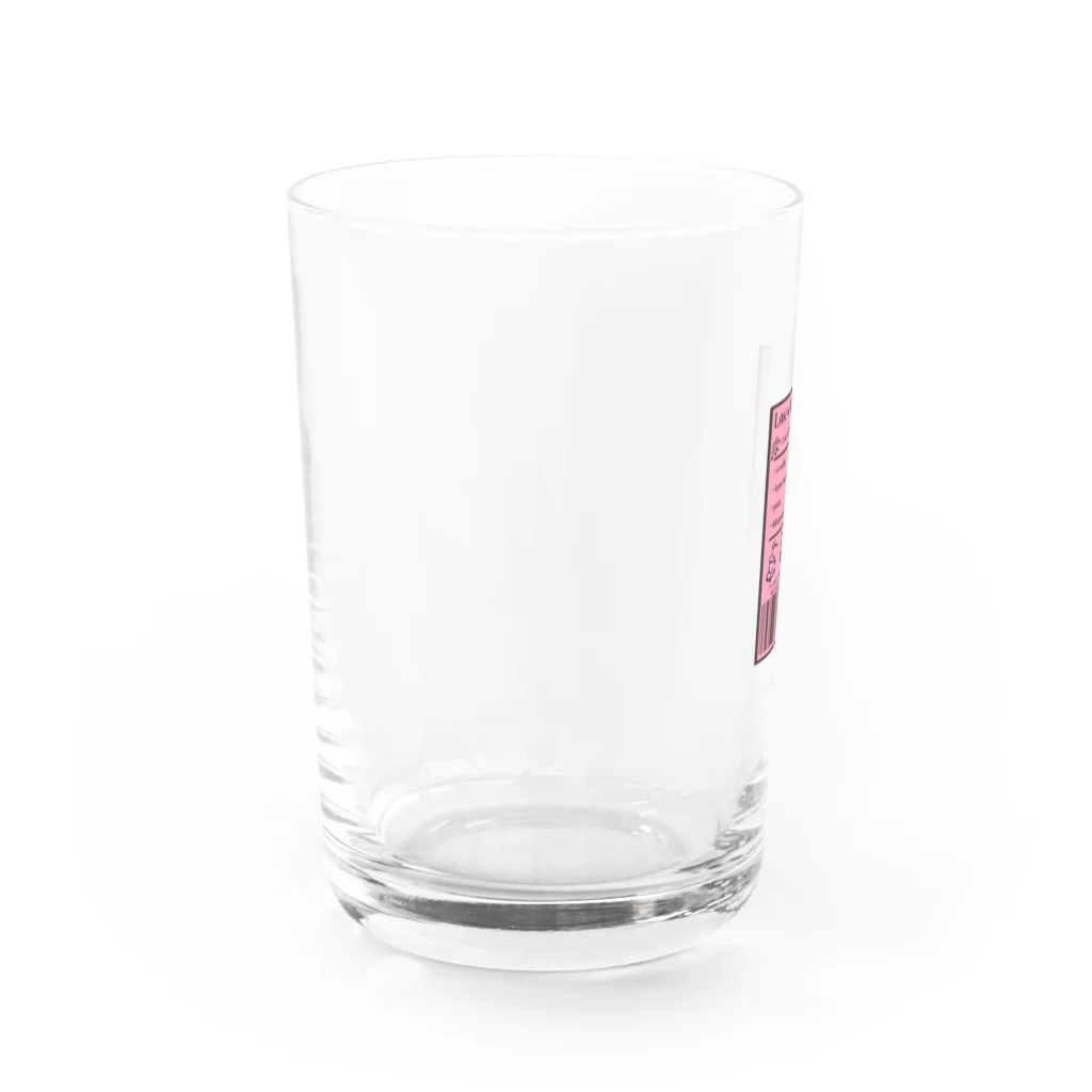kuommmの海外レシート風 Water Glass :left