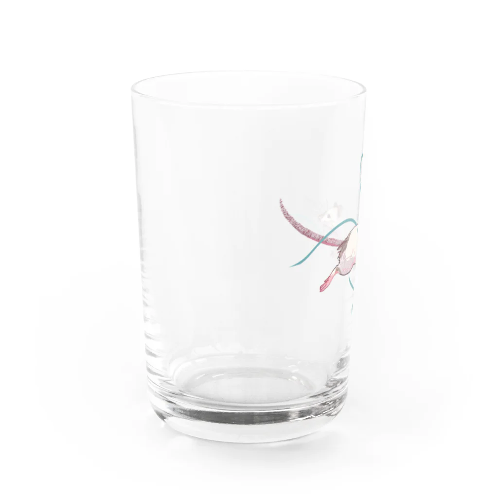 M I O M O R Iの空中を舞うホッパー Water Glass :left