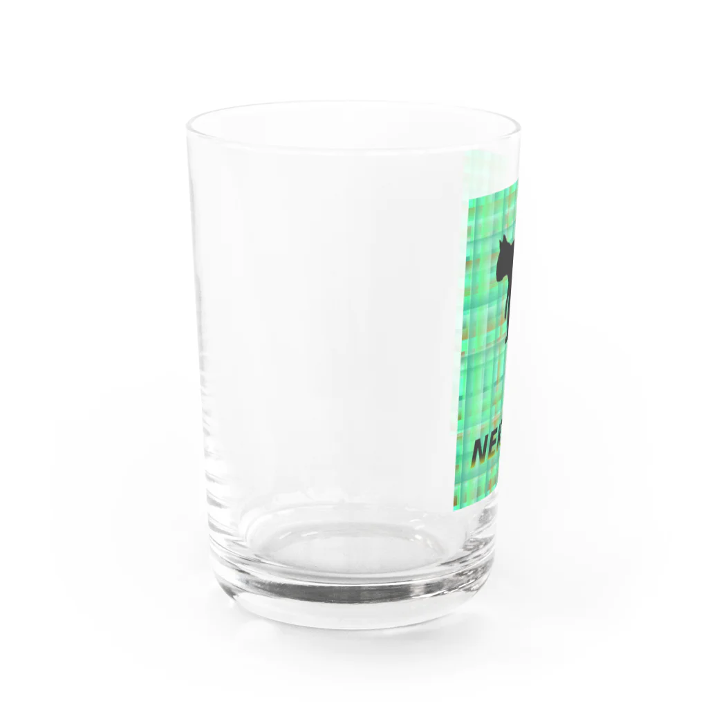 ニャムのアトリエのNEKOZE若葉 Water Glass :left
