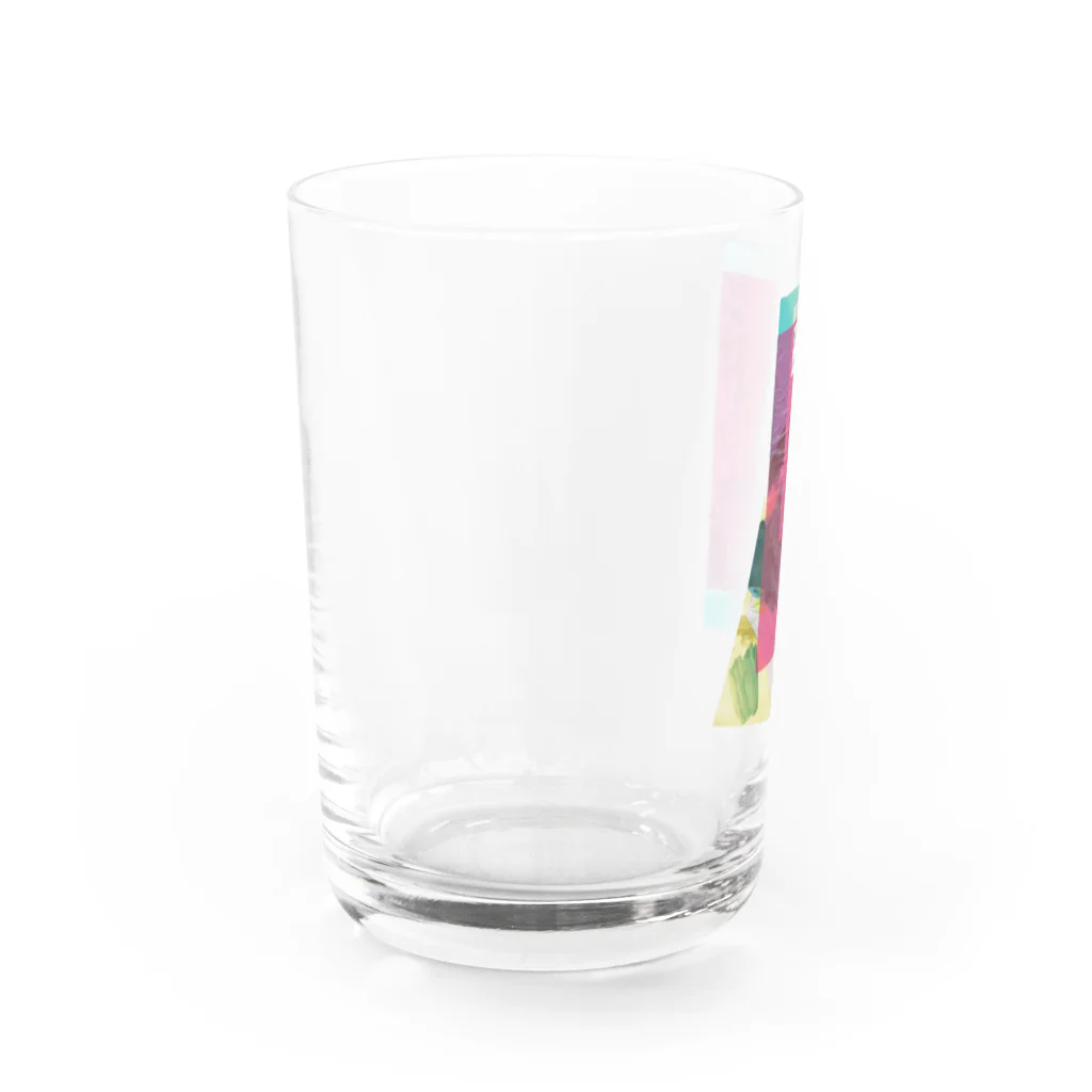 ふっかふっかひゅーんのまーたーーねー Water Glass :left