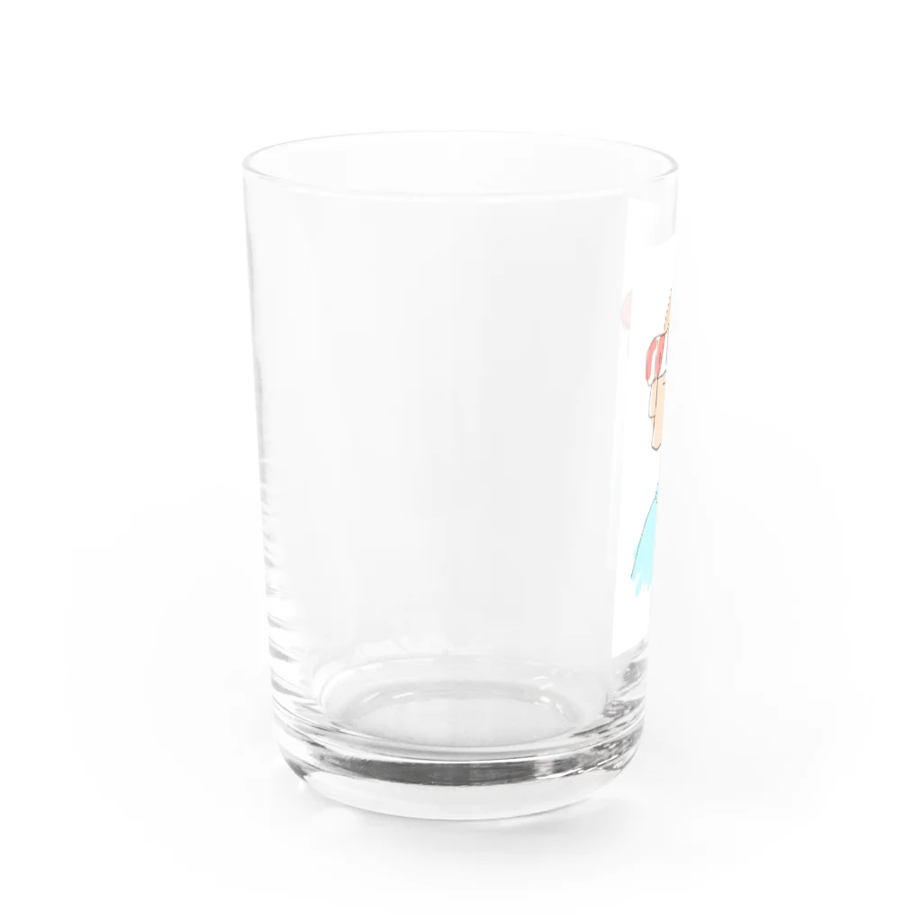 ぷかぷか　うきわくんのうきわくん Water Glass :left