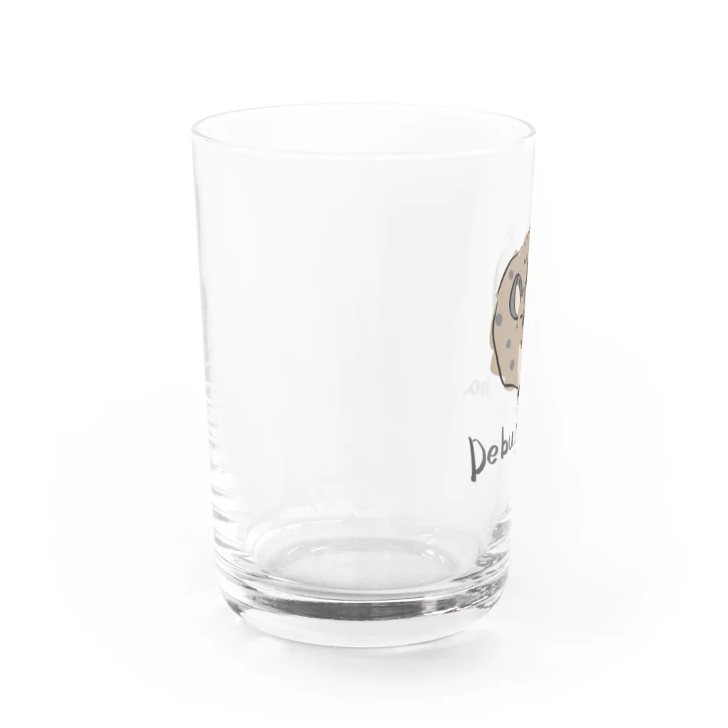 スジオイヌのDEBUハイエナ Water Glass :left