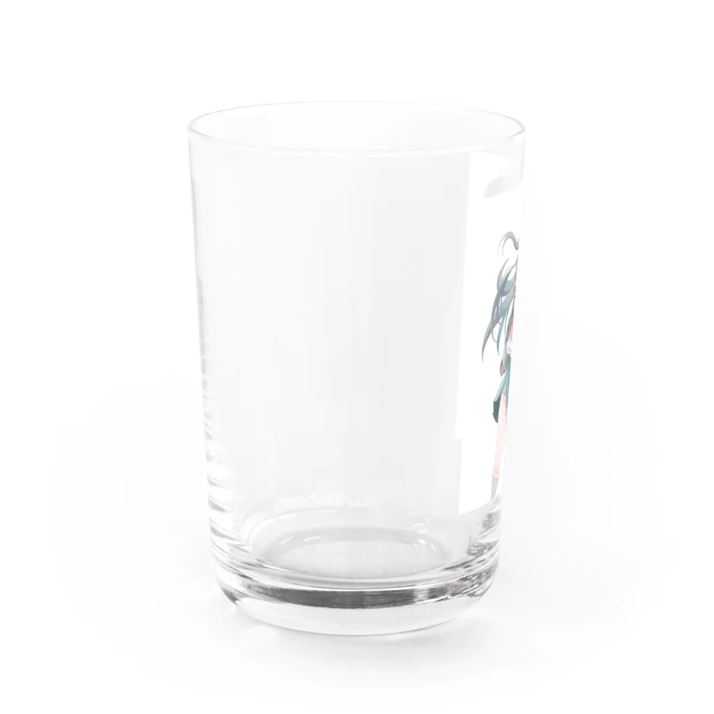 rikuの夏の風とセーラー服の女の子 Water Glass :left