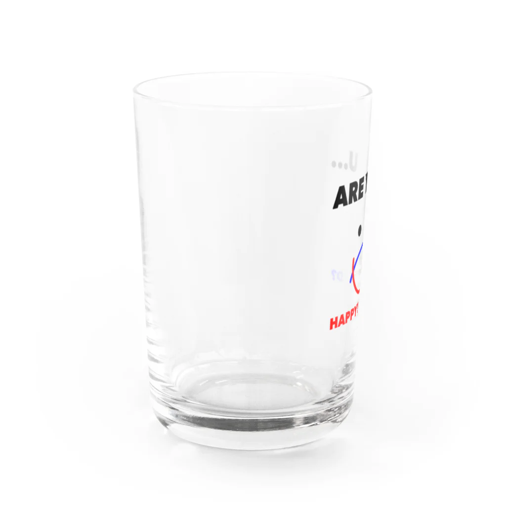 あーのさん shopのAre you... Water Glass :left