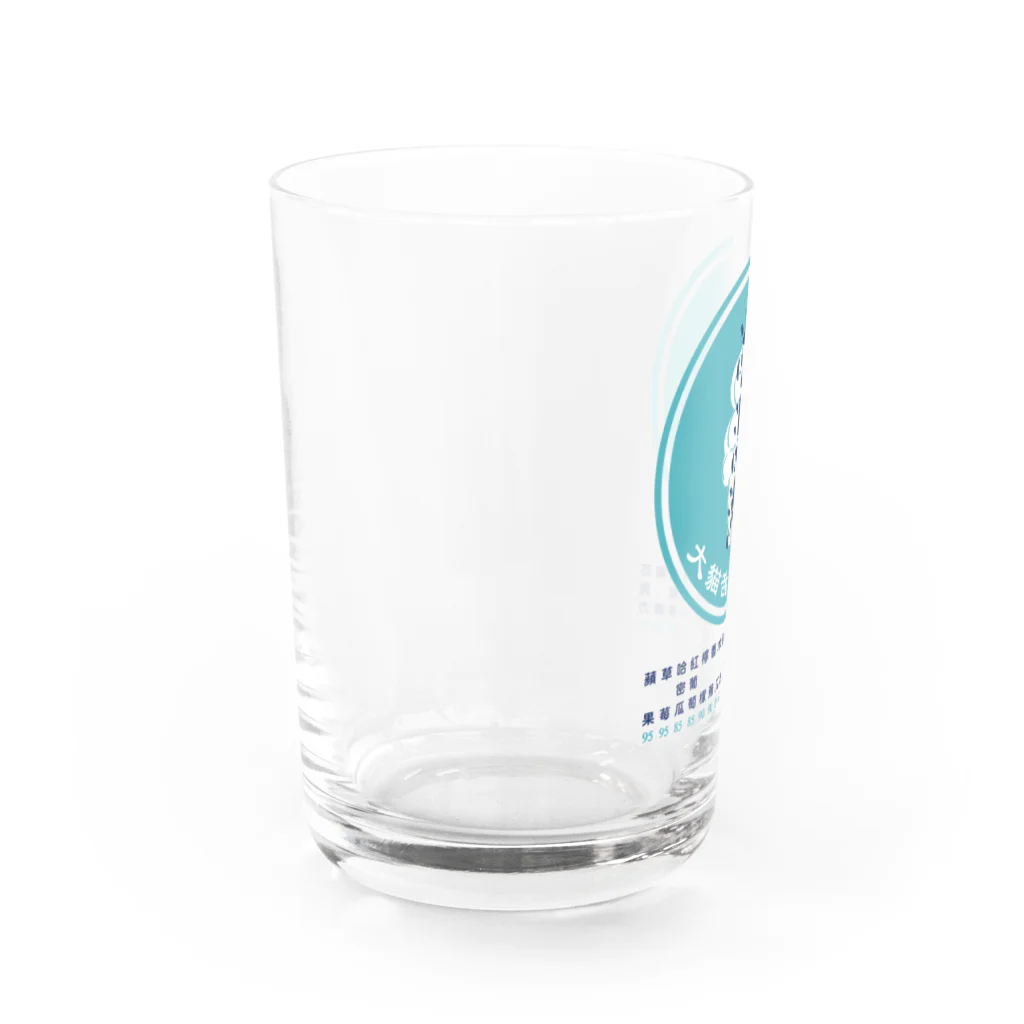 大貓和朋友的商店の台湾のアイス屋さん Water Glass :left