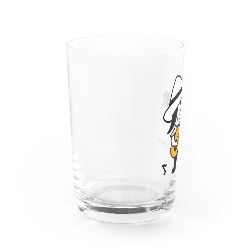 万枚ちゃんのアコギくん Water Glass :left