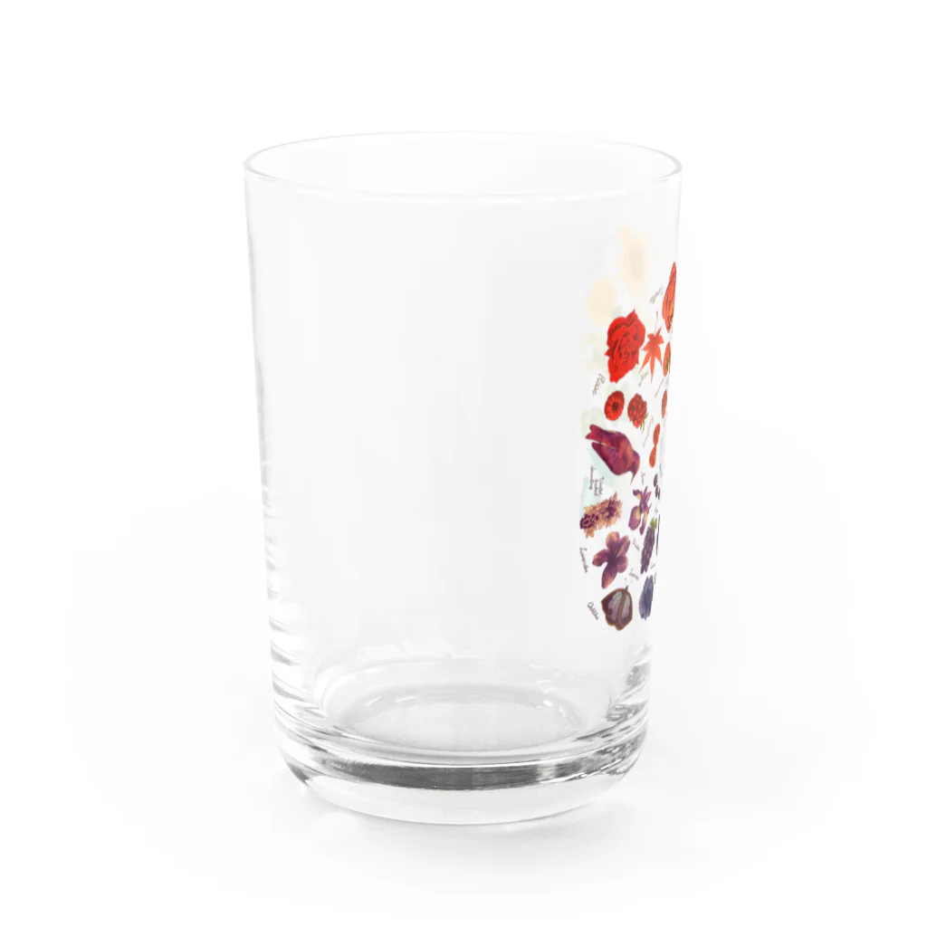 ユキノのショップのカラフル Water Glass :left