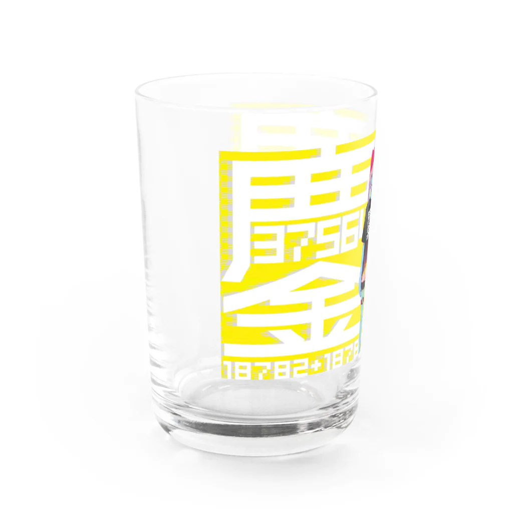 696graphic_suzuriのみなごろしちゃん_001 Water Glass :left