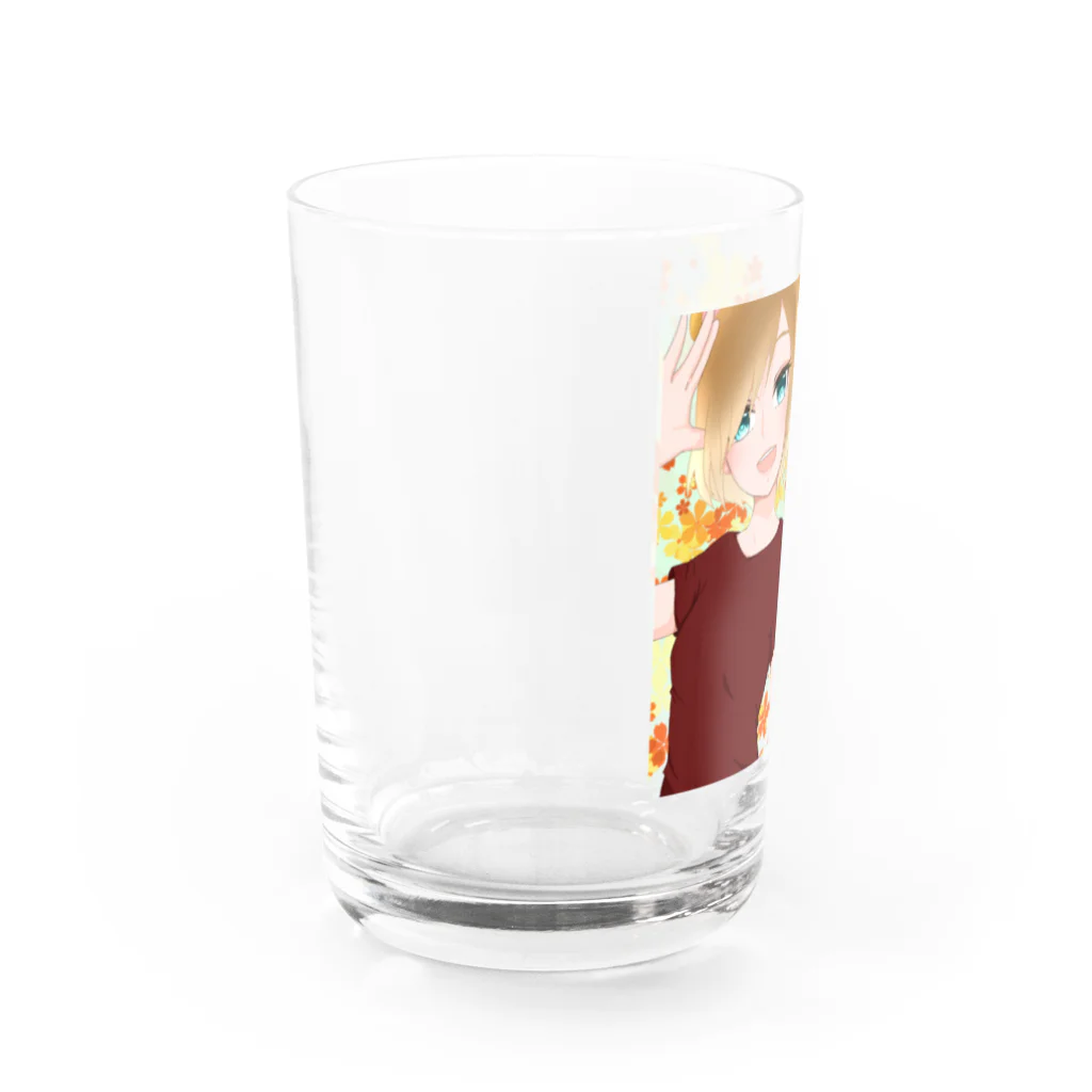 美咲のびーはなグッズ Water Glass :left