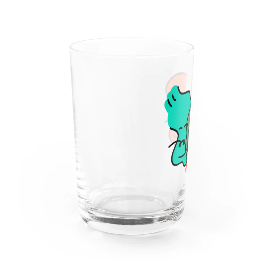 あきた あもうのぼーい密がーる Water Glass :left