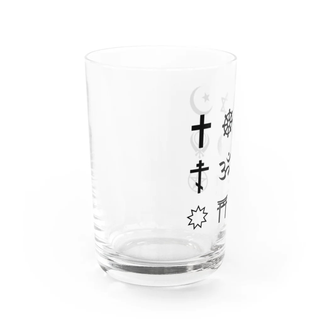 目ん玉の宗教のマーク集 Water Glass :left