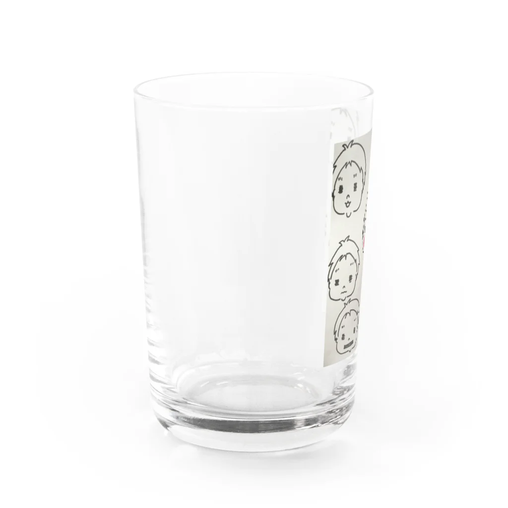 かぉの赤ちゃんタケルくん Water Glass :left