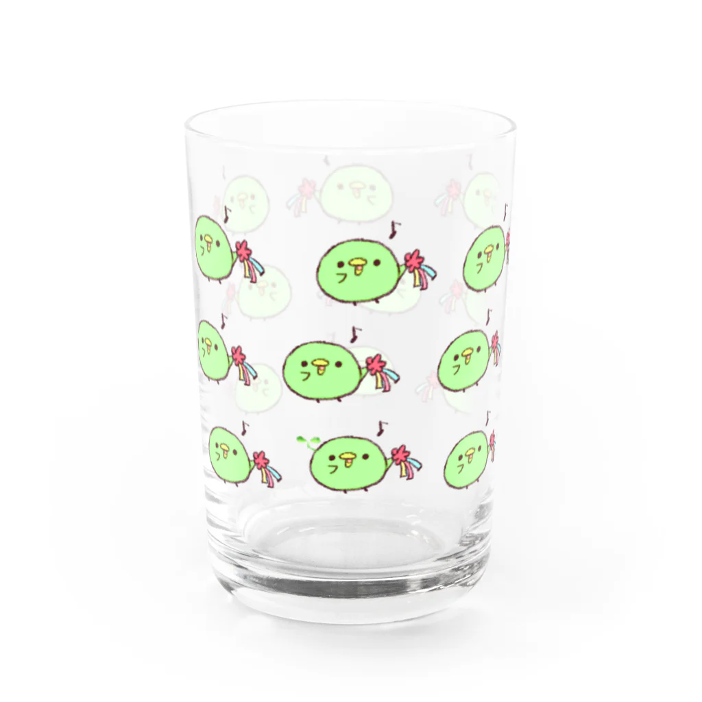 せりな🌱まめ。のまめ。のまちがいさがし Water Glass :left