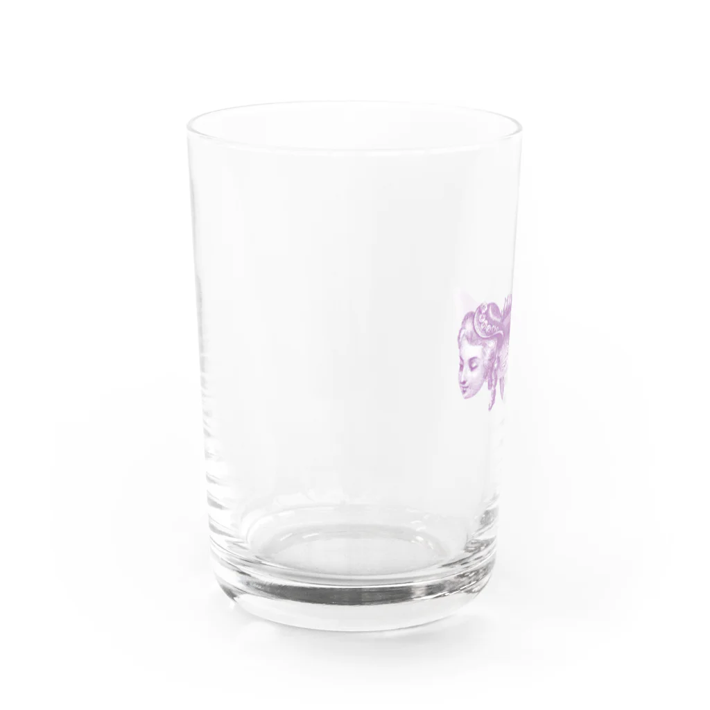 MISHA×ARTS (ミーシャアーツ)の人魚 グラス (エレガントラベンダー)  Water Glass :left