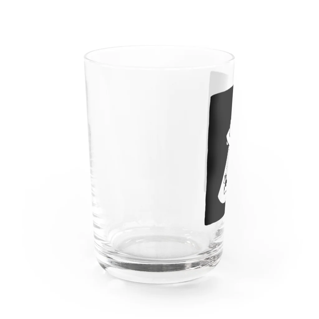 ぇゎ屋( ¨̮ )のキャトられる牛 Water Glass :left