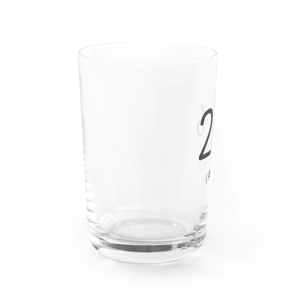 INTERNET OF NEGIの果汁２％ Water Glass :left