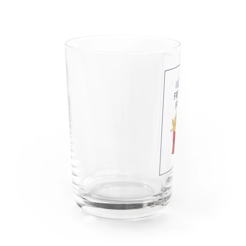 NATSUYA TAKASAKIのI LOVE FRENCH FRIES Water Glass :left