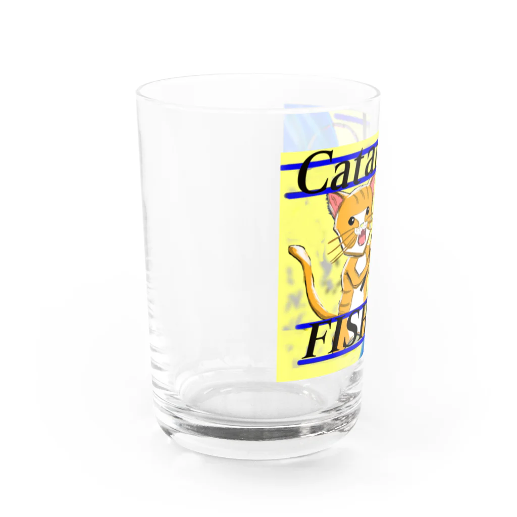 Rememberの猫吉くん Water Glass :left