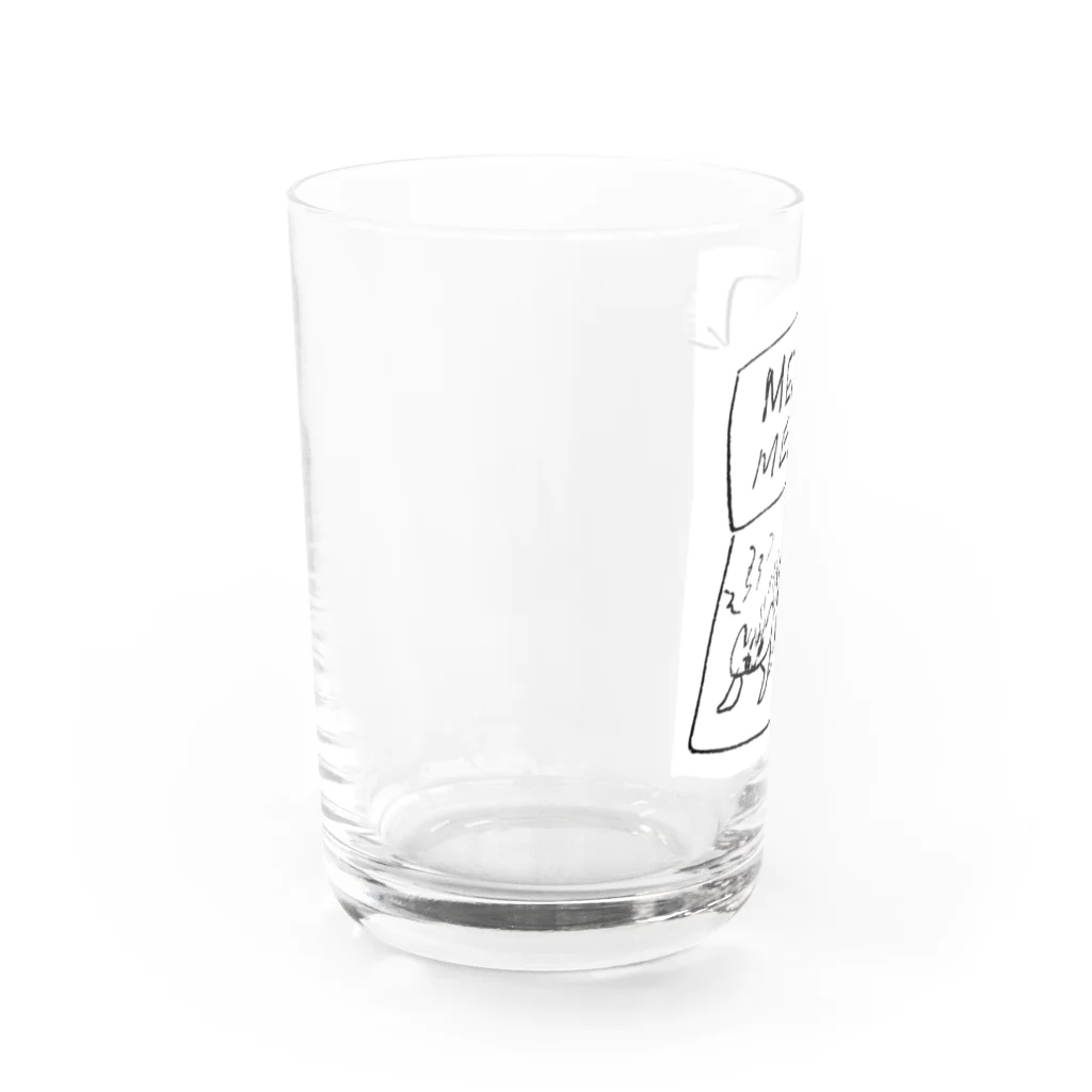 高円寺メタルめし のMETAL MESHI CAT Water Glass :left