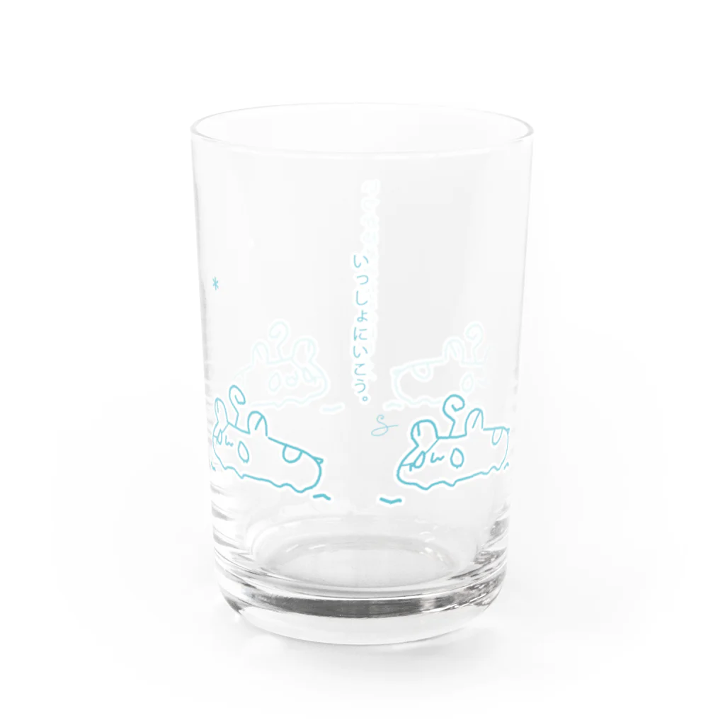 ❄ 透 -すかす ❄のゆめをみて Water Glass :left