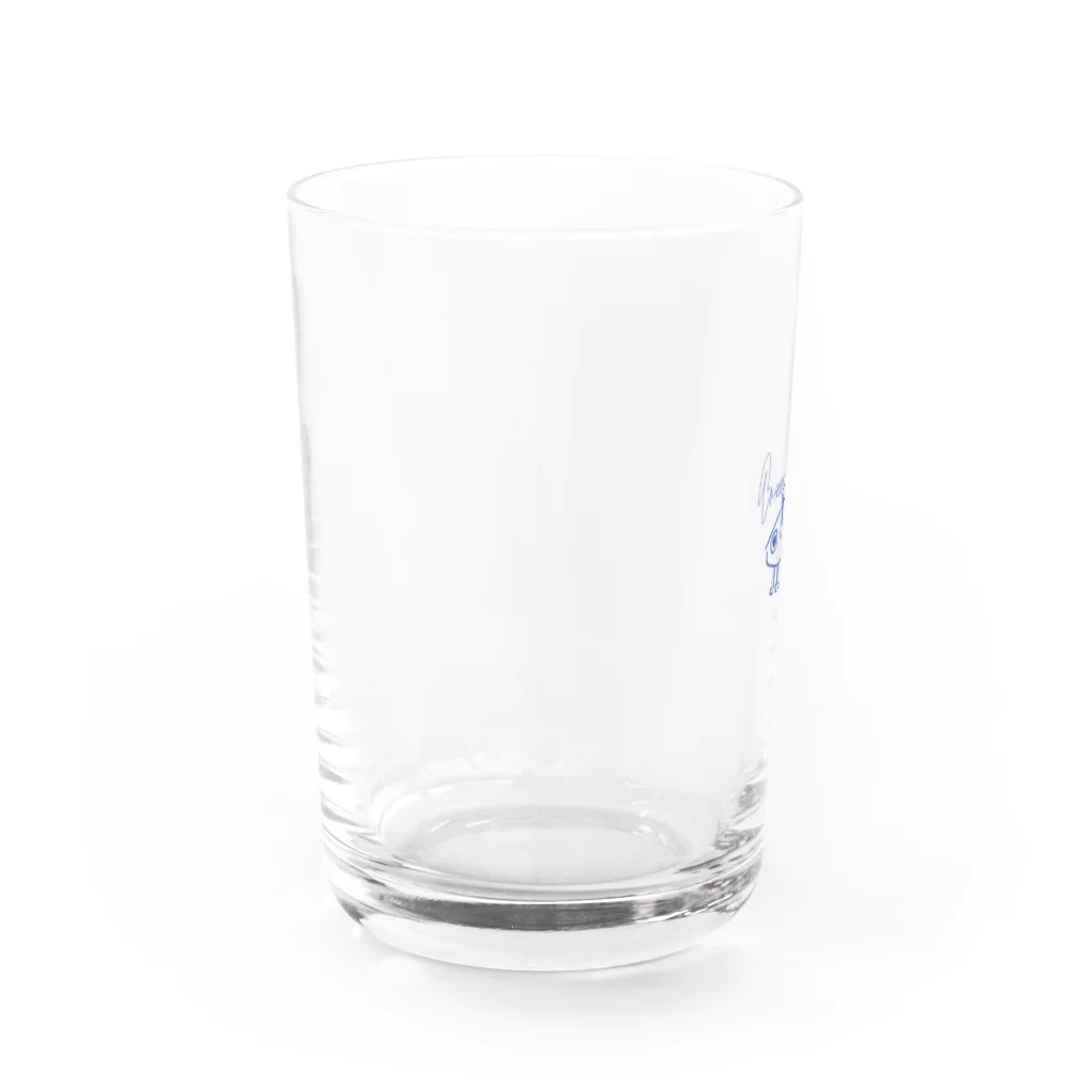 花粉魚こと月碧のお魚くん Water Glass :left