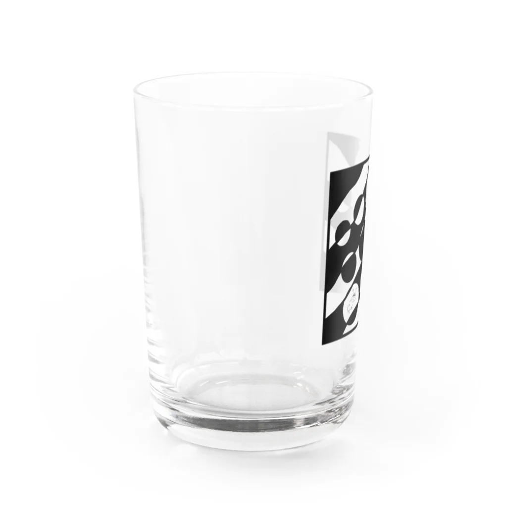 ｲ ﾉ ﾈ  ｱ ﾝ ﾅ(あんころ)👁🤘🏻の_koreari's_ 模様 Water Glass :left