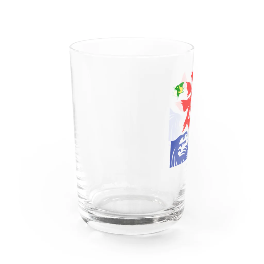 トリガスキーのかき氷　セネガルパロット Water Glass :left