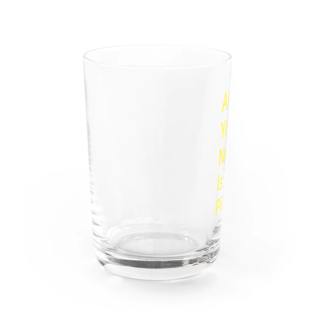 feal のAll You Need Is Pie -yellow Water Glass :left