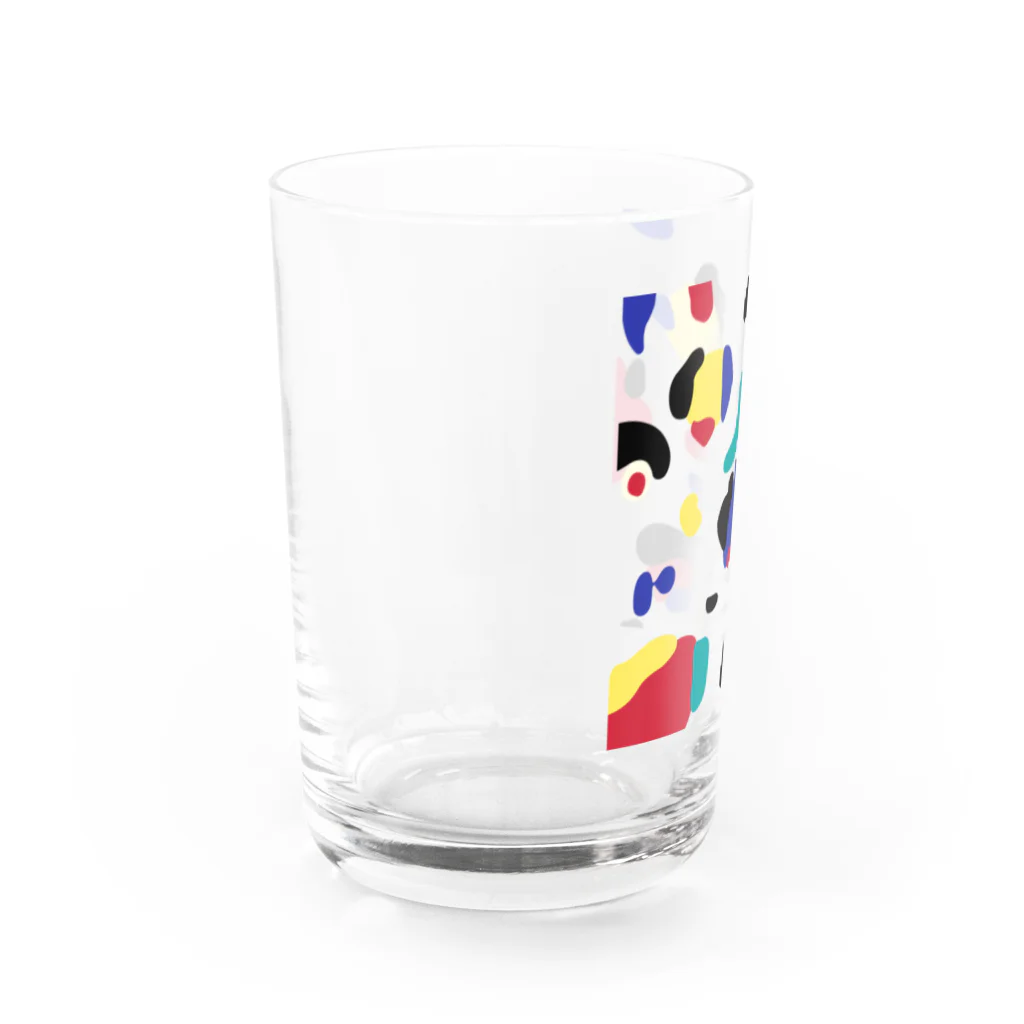 ワタシvsのpop leopard Water Glass :left