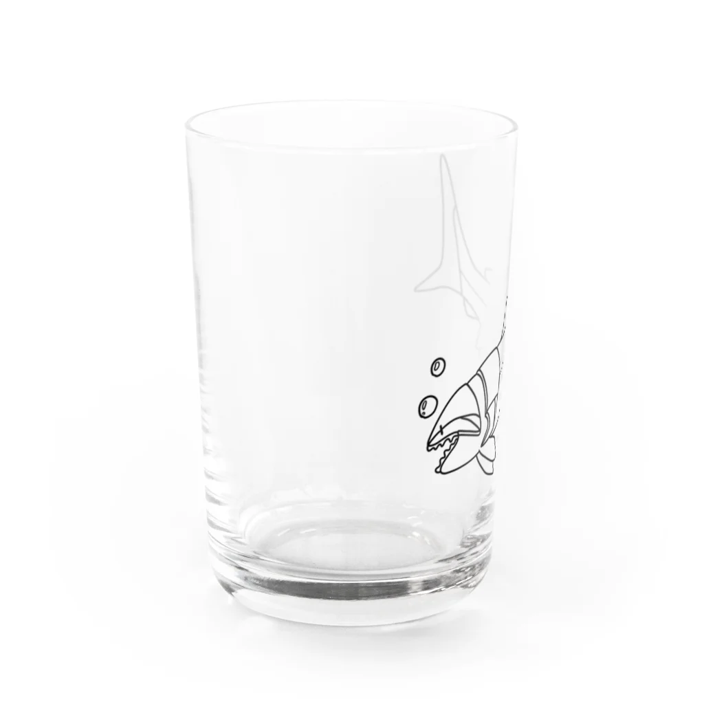 アトリエヱキパのダンクレオステウス Water Glass :left