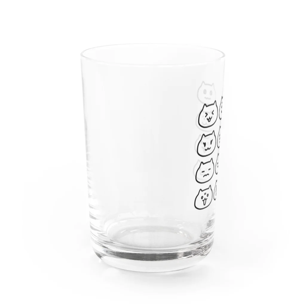 ぽりーの集まりねこたち Water Glass :left