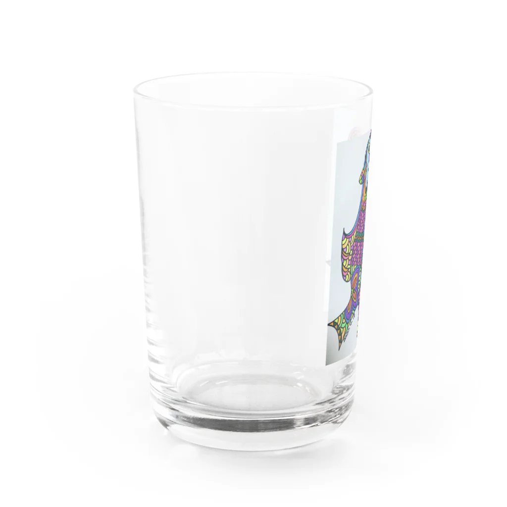 良々のあまびえー(アマビエさま) Water Glass :left