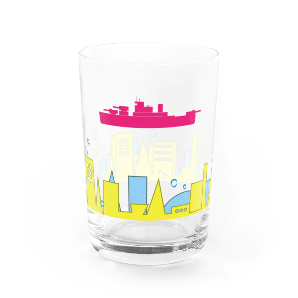 新都心中央評議機関の売店の浸水グラス Water Glass :left