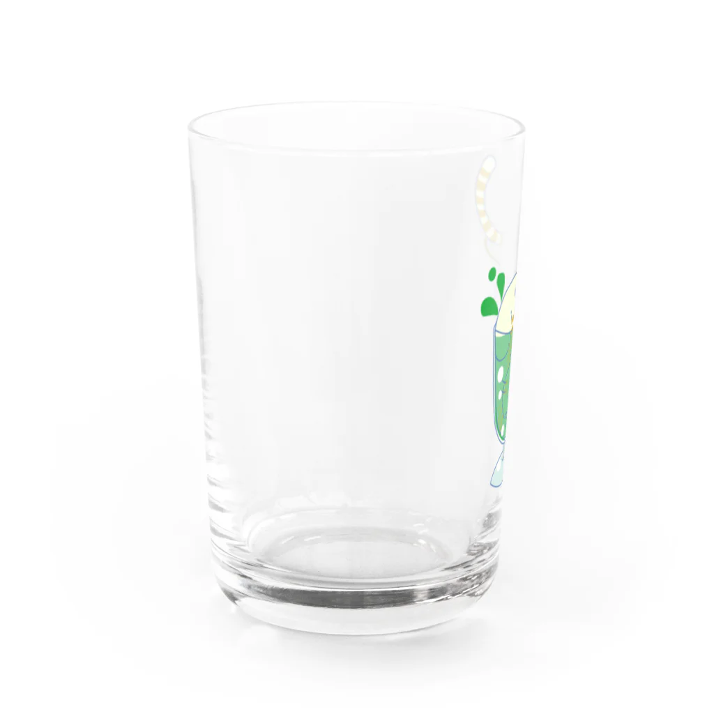 梅花庵のmelonsoda Water Glass :left