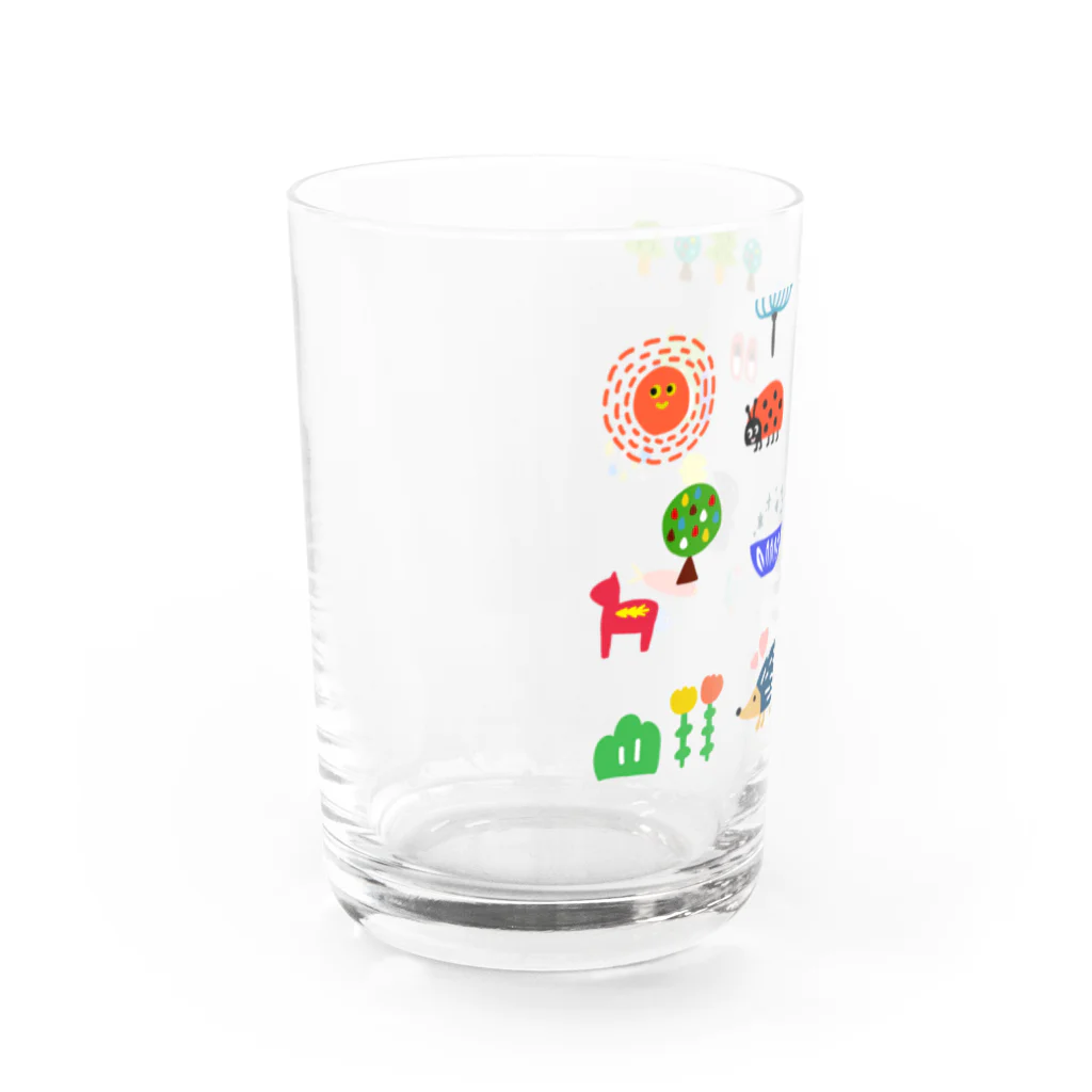 pocaのお絵描きの北欧チックな彼たち Water Glass :left