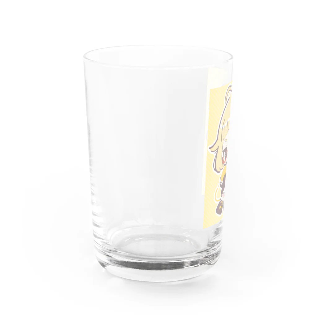 おんなどもの可愛いグッズショップのぱすてるめがちゃん Water Glass :left