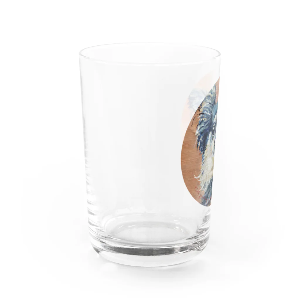 ミニ画廊ヨシデンのMYUちゃん Water Glass :left