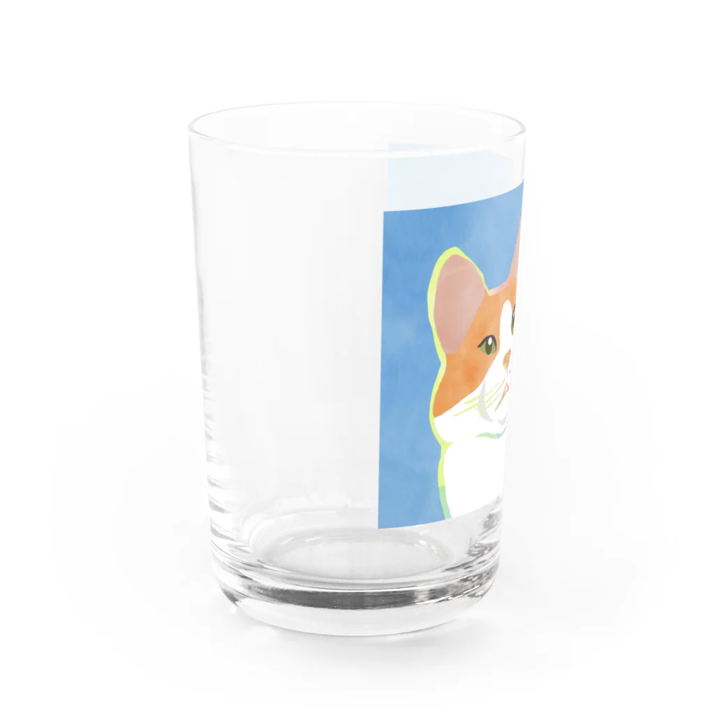 コヌイのアトリエの驚くねこ Water Glass :left