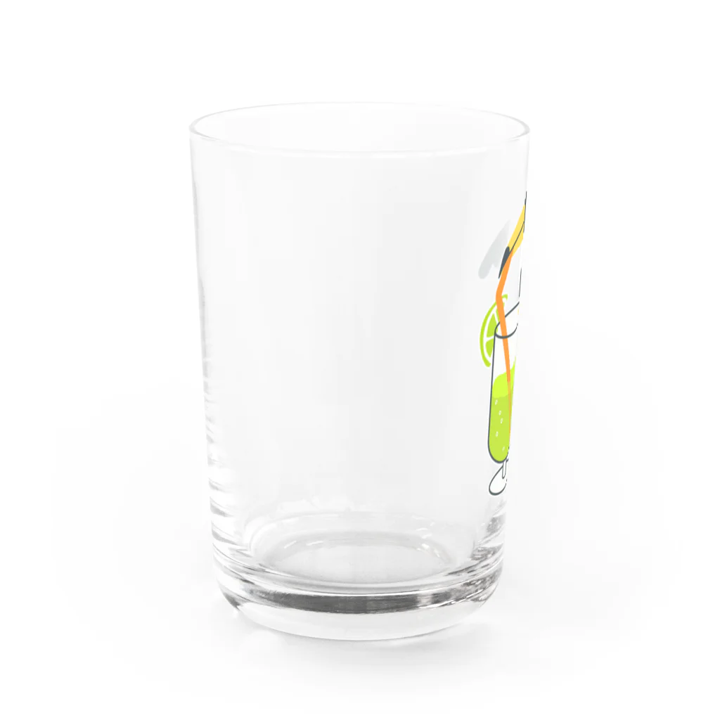 さやまちゃのトゥッカーノ給水中 Water Glass :left