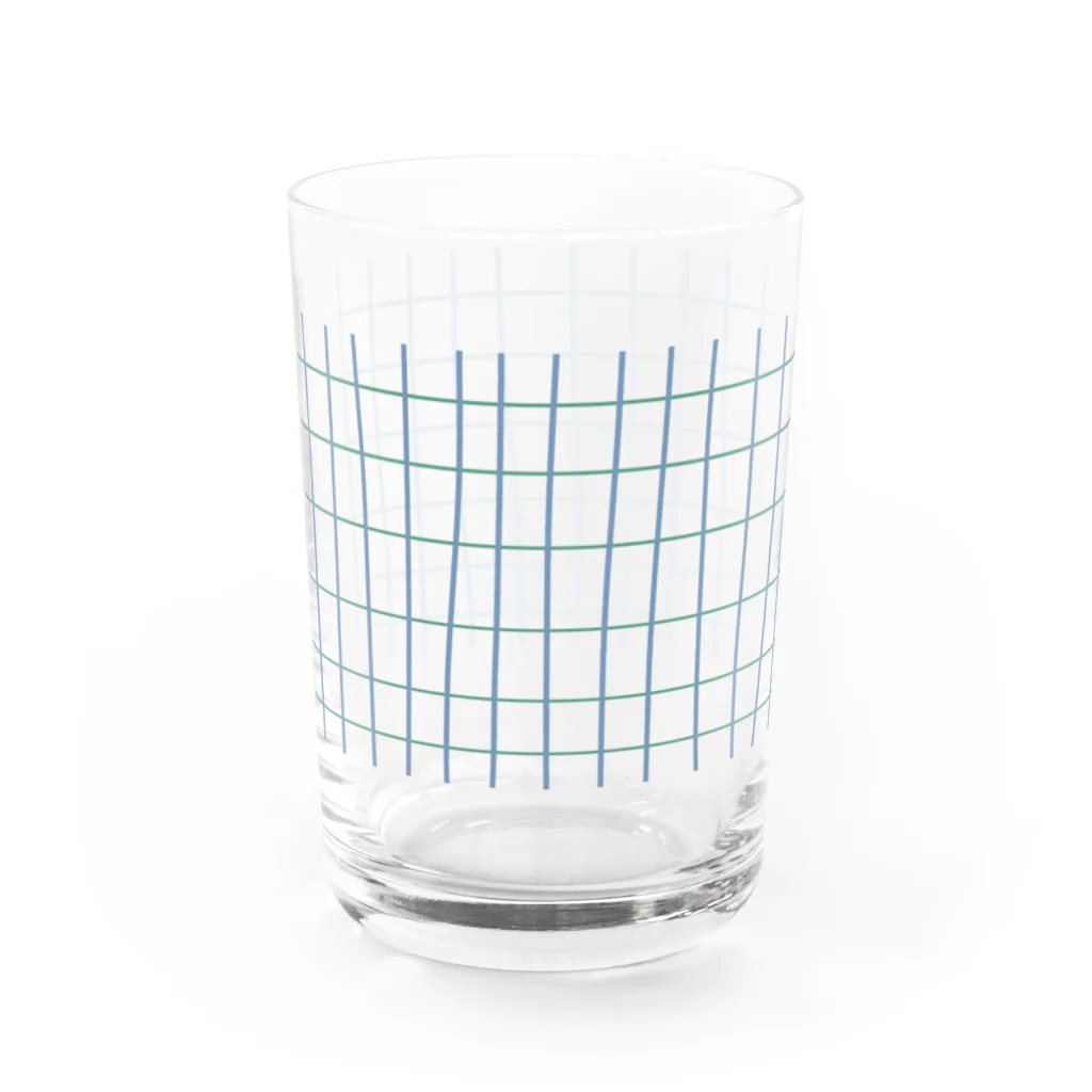 suuuuuga_rのくすみカラー格子 Water Glass :left