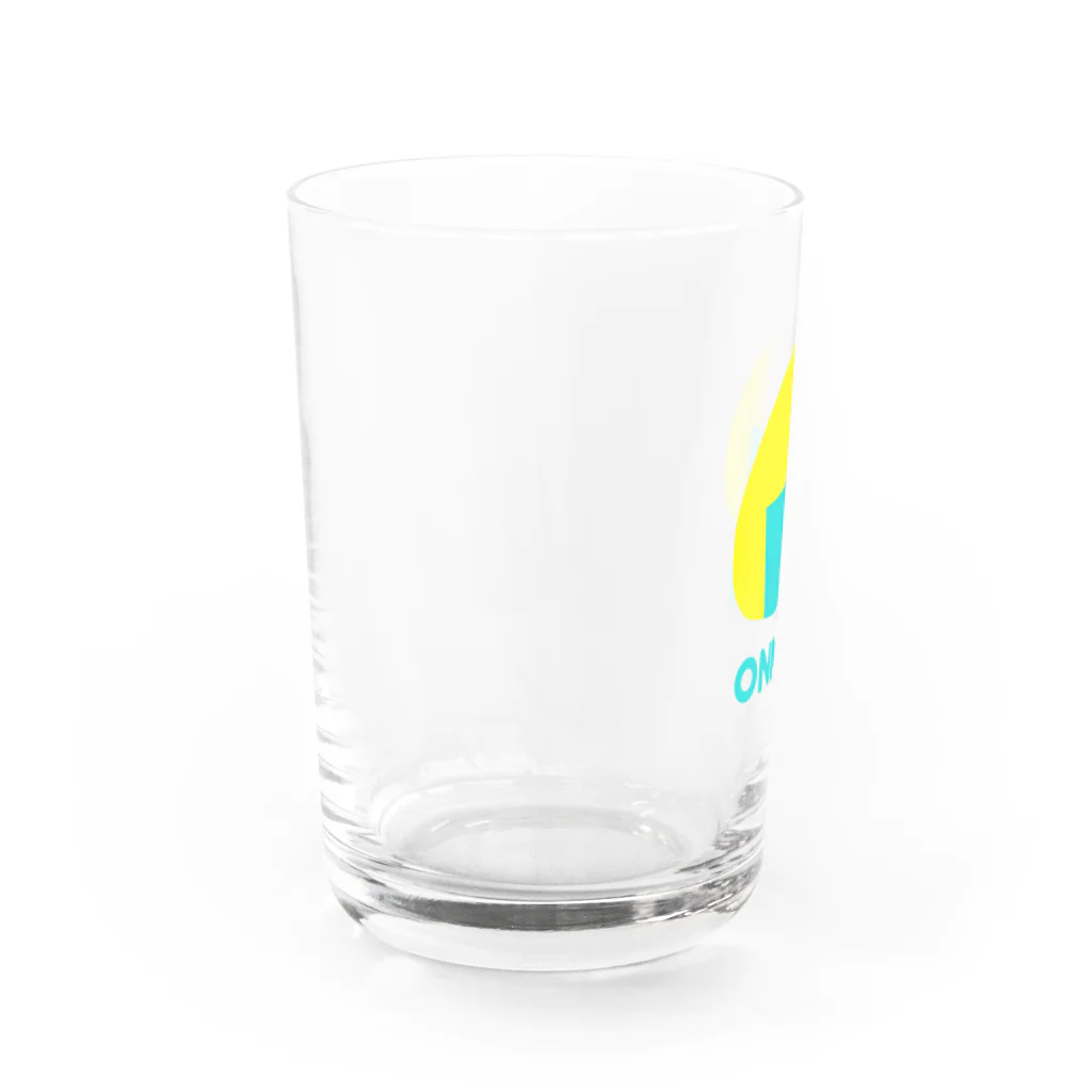 みやまの夏色おにぎり Water Glass :left
