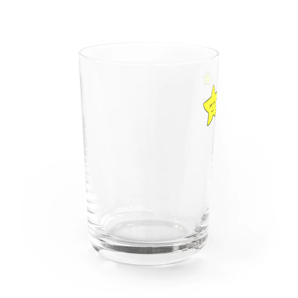 キチンのたまごのきらきら星 Water Glass :left