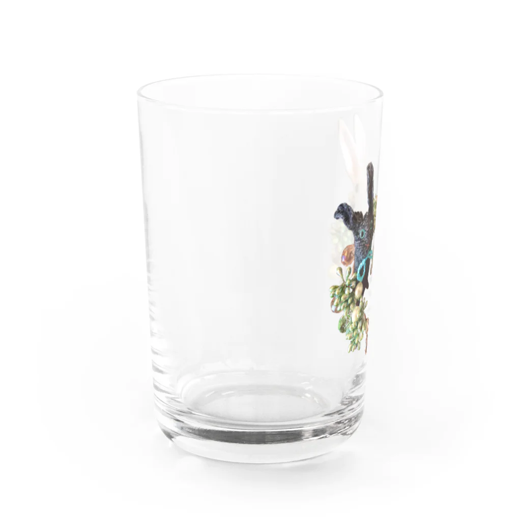 AKのうさぎ　リース Water Glass :left